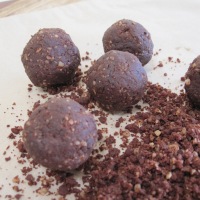 Day 145 - Michelle Bridges Cacao Fudge Balls - Trashy Mag Raw Food Recipe 3